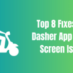 become a dasher app white screen