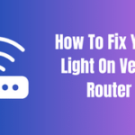 how to fix yellow light on verizon router